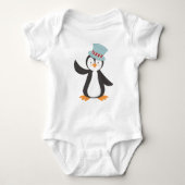 Cute Penguin, kleine pinguïn, pinguïn met Pet Romper (Voorkant)