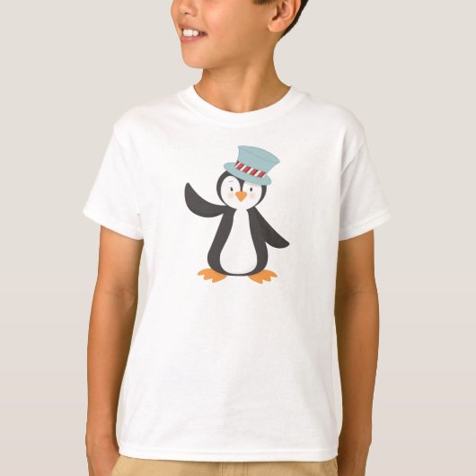 Cute Penguin, kleine pinguïn, pinguïn met Pet T-shirt (Voorkant)