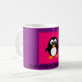 Cute Penguin Koffiemok (Voorkant links)