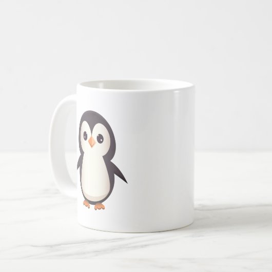 Cute Penguin Koffiemok (Voorkant links)