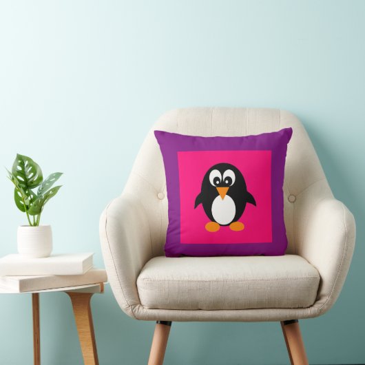 Cute Penguin Kussen (Stoel)
