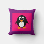 Cute Penguin Kussen (Voorkant)