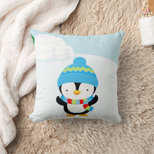 Cute Penguin Kussen (Deken)