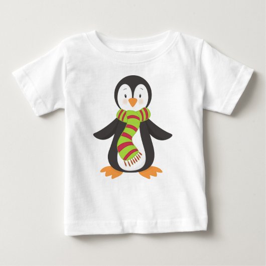 Cute Penguin, Little Penguin, Penguin met Scarf (Voorkant)