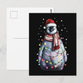 Cute Penguin Lover Funny Kerstfeestdag Gift Briefkaart (Voorkant / Achterkant)