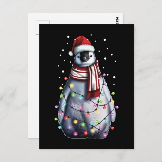 Cute Penguin Lover Funny Kerstfeestdag Gift Briefkaart (Voorkant / Achterkant)