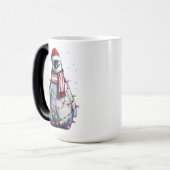 Cute Penguin Lover Funny Kerstfeestdag Gift Magische Mok (Voorkant links)