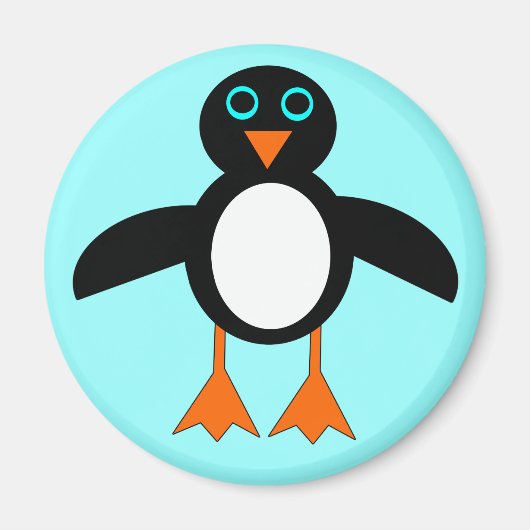 Cute Penguin Magnet (Voorkant)