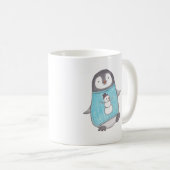 Cute penguin mok Personalized Cute Penguin Art Mok (Voorkant rechts)