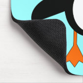 Cute Penguin Mousepad Muismat (Hoek)