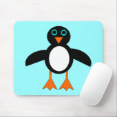 Cute Penguin Mousepad Muismat (Met muis)