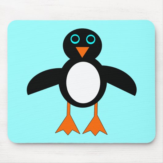 Cute Penguin Mousepad Muismat (Voorkant)