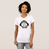 Cute Penguin Music heeft Oboe T-shirt (Voorkant volledig)