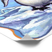 Cute Penguin My Room Personalized Poster (Hoek)