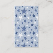 Cute Penguin North Star Baby shower Book Request Informatiekaartje (Achterkant)