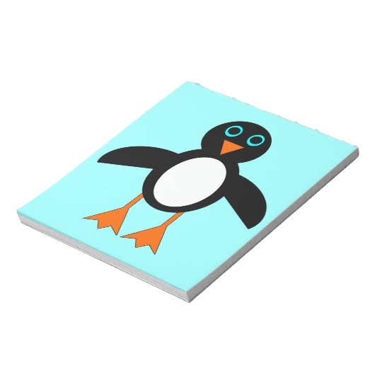 Cute Penguin Notitieblok (Linkerzijde)