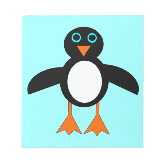 Cute Penguin Notitieblok (Voorkant)