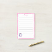 Cute Penguin Notitieblok Post-it® Notes (Op bureau)