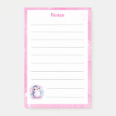 Cute Penguin Notitieblok Post-it® Notes (Voorkant)