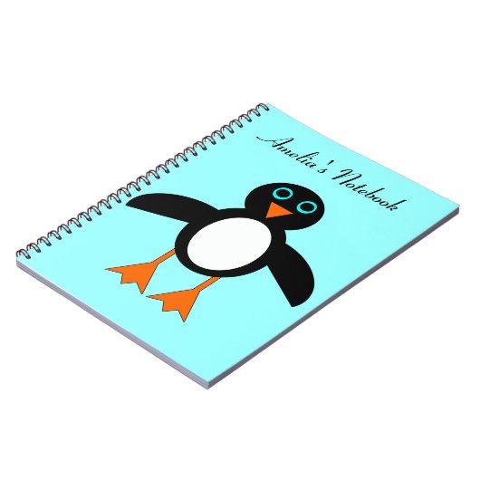 Cute Penguin  Notitieboek (Linkerzijde)