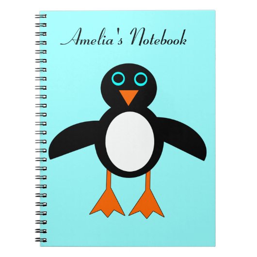 Cute Penguin  Notitieboek (Voorkant)