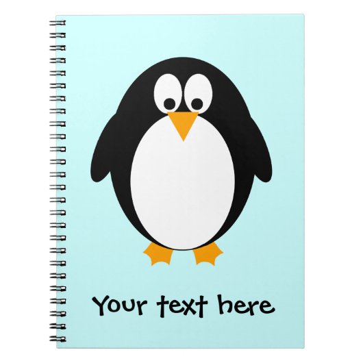 Cute Penguin Notitieboek (Voorkant)