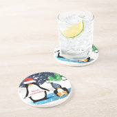 Cute Penguin Onderzetters (Zijkant)