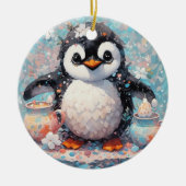 Cute Penguin Ornament (Voorkant)