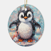 Cute Penguin Ornament (Links)