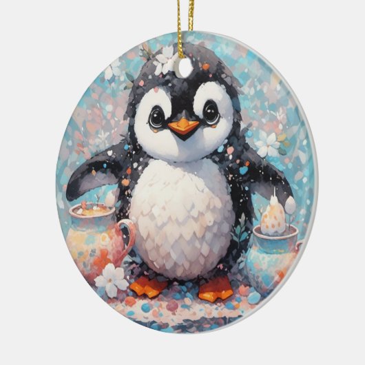 Cute Penguin Ornament (Links)