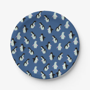 Cute Penguin Paper Borden Papieren Bordje