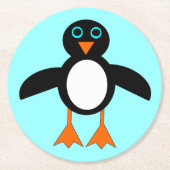 Cute Penguin Paper Onderzetters (Voorkant)