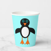 Cute Penguin Papieren Bekers (Voorkant)