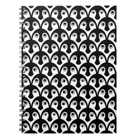 Cute Penguin Parade Notitieboek (Voorkant)