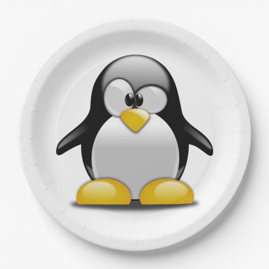 Cute Penguin Party Bord voor kinderen aanpassen (Voorkant)