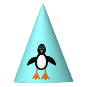 Cute Penguin Party Pet Feesthoedjes (Voorkant)
