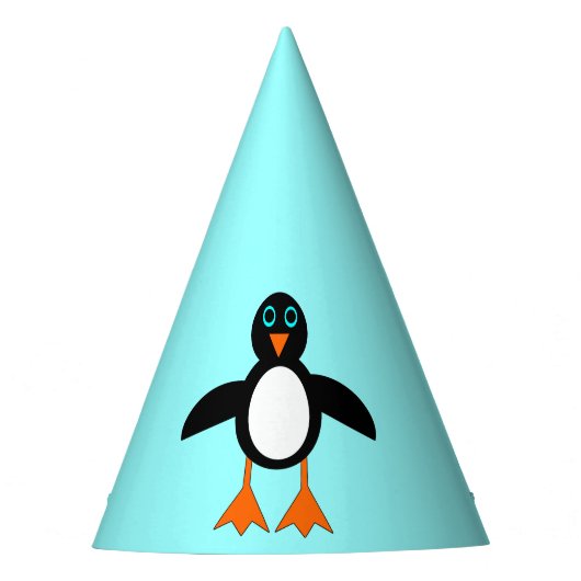 Cute Penguin Party Pet Feesthoedjes (Voorkant)