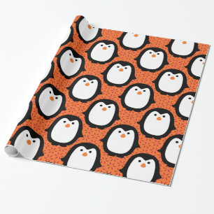 Cute Penguin Pattern Cadeaupapier