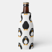 Cute Penguin Pattern Flesjeskoeler (Fles Voorkant)