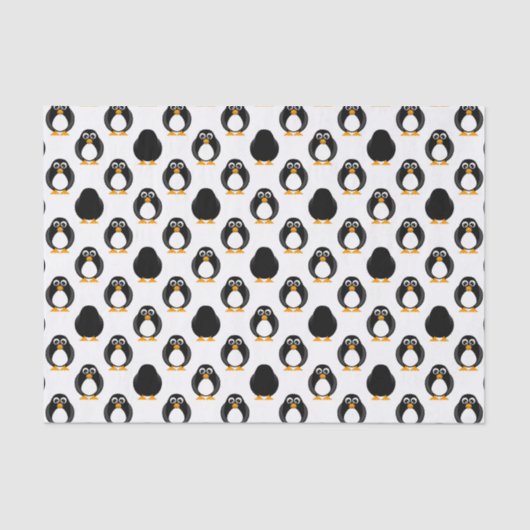 Cute Penguin Pattern Tissuepapier (Voorkant)