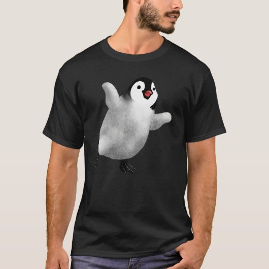 Cute Penguin Penguin Happy Penguin T-shirt (Voorkant)
