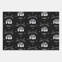 Cute Penguin Persoonlijke Kerstmis