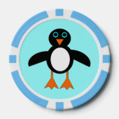 Cute Penguin Poker Chips (Voorkant)