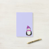 Cute Penguin Post-it® notes (Op bureau)