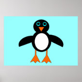 Cute Penguin Poster (Voorkant)