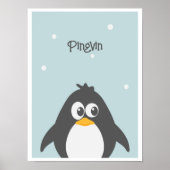 Cute Penguin Poster (Voorkant)