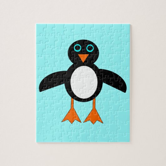 Cute Penguin Puzzle Legpuzzel (Verticaal)
