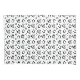 Cute Penguin Racoon Animal Buddies Kussensloop