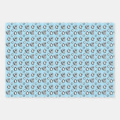 Cute Penguin Racoon Buddies Baby Gift Inpakpapier Vel (Voorkant 2)