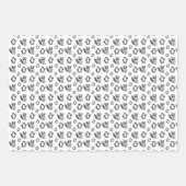 Cute Penguin Racoon Buddies Baby Gift Inpakpapier Vel (Voorkant)